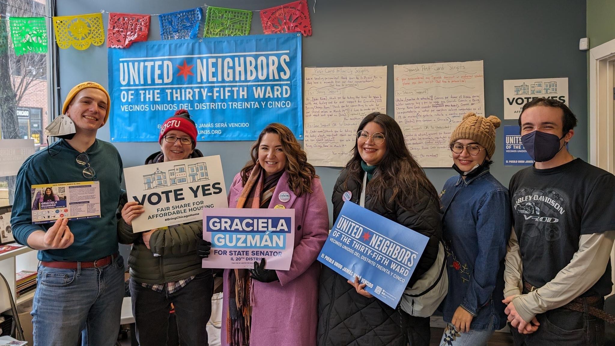 Bring Chicago Home and Graciela Guzmán Canvassing